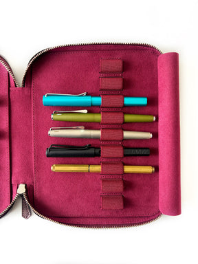 Northern Galaxy 18 Slot Leather Pen Case