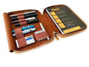 Autumn Golden Leaf 4 Slot Pen Case and A5 Size Organizer